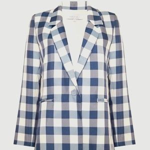 Hunter Bell Sterling Check Plaid Blazer